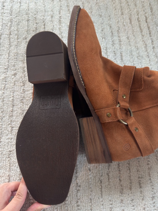 NWT Dingo Men’s Whiskey Suede Leather Harness Boots Size 12D